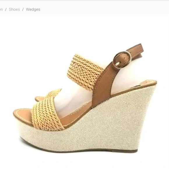 Steve Madden Shoes - STEVE MADDEN Engel Platform Wedge Sandals